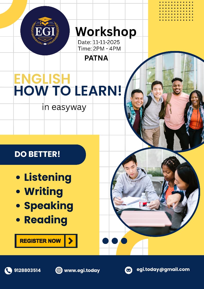 Workshop on English Topic: How to Learn in easyway!